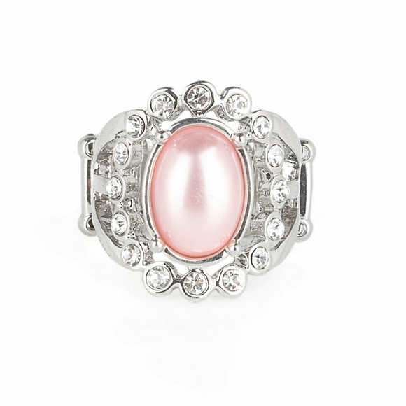 Paparazzi Ring - Sugar Coated Splendor 🍬 Pink - Picture 3 of 3